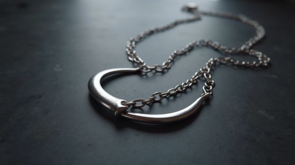 Offrez-vous un collier en argent moderne et élégant